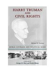 Cover of: Harry Truman and civil rights by Gardner, Michael R.