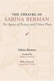 Cover of: The Theatre of Sabina Berman by Sabina Berman