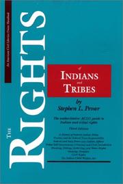 Cover of: The rights of Indians and tribes by Stephen L. Pevar