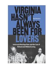 Cover of: Virginia Hasn't Always Been for Lovers