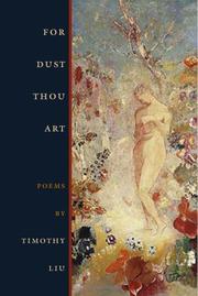 Cover of: For dust thou art