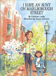 Cover of: I have an aunt on Marlborough Street by Kathryn Lasky
