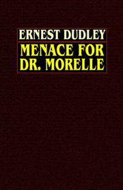 Cover of: Menace for Dr. Morelle