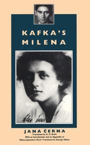 Kafka's Milena by Jana Černá