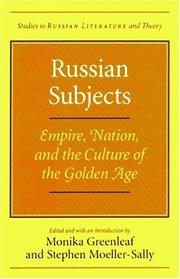 Cover of: Russian Subjects by 