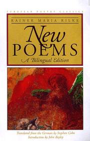 Cover of: New Poems by Rainer Maria Rilke