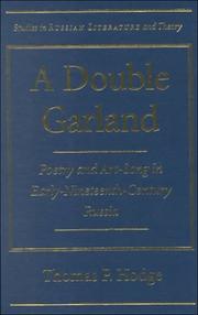 Cover of: A double garland | Thomas P. Hodge