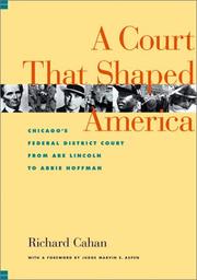 Cover of: A court that shaped America by Richard Cahan