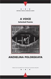 Cover of: A Voice by Anzhelina Polonskaya