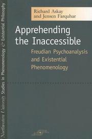Cover of: Apprehending the Inaccessible | Richard Askay