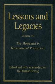 Cover of: Lessons and Legacies VII: The Holocaust in International Perspective (Lesson & Legacies)