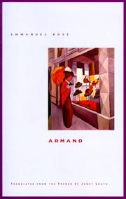 Cover of: Armand by Emmanuel Bove, Emmanuel Bove