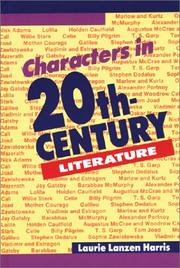 Cover of: Characters in 20th-century literature.