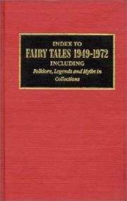 Cover of: Index to Fairy Tales, 1949-1972, Third Supplement