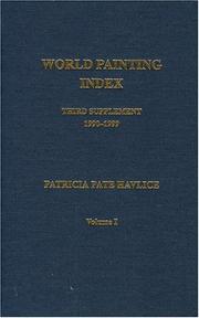 Cover of World painting index.