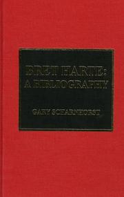 Cover of: Bret Harte by Gary Scharnhorst