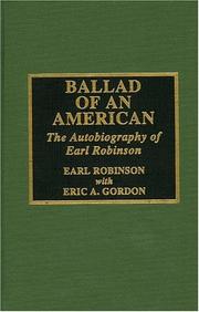 Cover of: Ballad of an American: the autobiography of Earl Robinson