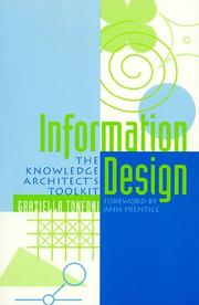 Cover of: Information design: the knowledge architect's toolkit