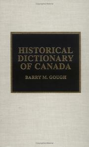 Cover of: Historical dictionary of Canada