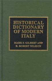 Historical dictionary of modern Italy by Mark Gilbert