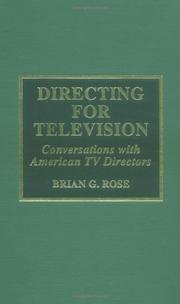 Cover of: Directing for television: conversations with American TV directors