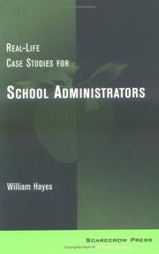 Cover of: Real-Life Case Studies for School Administrators