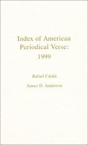 Index of American Periodical Verse 1999 (Index of American Periodical Verse) by Anderson James D.
