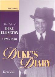 Cover of: Duke's Diary, Part I: The Life of Duke Ellington, 1927-1950