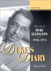 Cover of: Duke's Diary, Part 2: The Life of Duke Ellington, 1950-1974