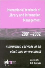 Cover of International Yearbook of Library and Information Management, 2001-2002