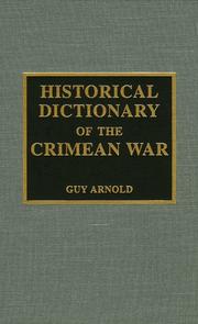 Cover of: Historical dictionary of the Crimean War