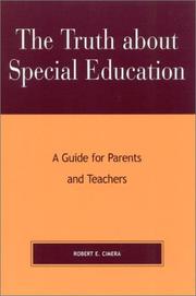 Cover of: The truth about special education: a guide for parents and teachers