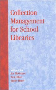 Cover of: Collection management for school libraries