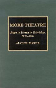 More theatre by Alvin H. Marill