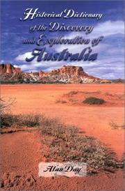 Cover of: Historical dictionary of the discovery and exploration of Australia