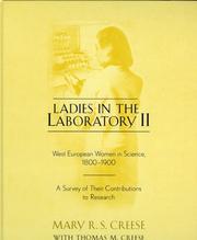 Cover of: Ladies in the Laboratory II: West European Women in Science, 1800-1900 by Creese Thomas M.