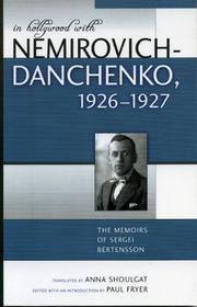 Cover of: In Hollywood with Nemirovich-Danchenko, 1926-1927: the memoirs of Sergei Bertensson