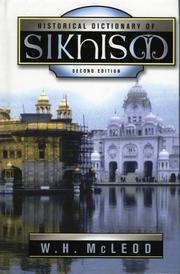 Cover of: Historical dictionary of Sikhism by McLeod, W. H.
