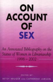 On account of sex by Catherine Larson