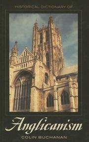 Cover of: Historical dictionary of Anglicanism