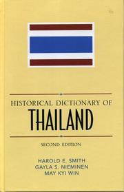 Historical dictionary of Thailand