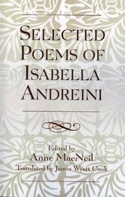 Cover of: Selected Poems of Isabella Andreini