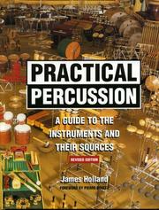 Cover of: Practical percussion by Holland, James