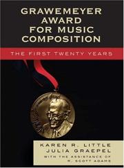 Grawemeyer award for music composition by Karen R. Little, Julia Graepel, R. Scott Adams