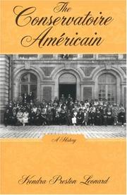 Cover of: The Conservatoire Americain: A History