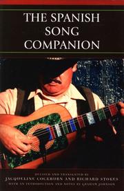 Cover of: The Spanish Song Companion by Cockburn Jacqueline- T