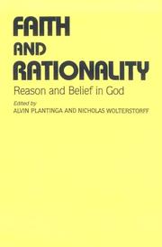 Cover of: Faith & Rationality: Reason & Belief in God