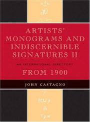 Artists' monograms and indiscernible signatures II by John Castagno