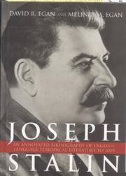 Cover of: Joseph Stalin: An Annotated Bibliography of English-Language Periodical Literature to 2005