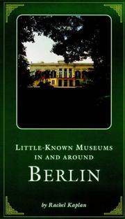 Cover of: Little-known museums in and around Berlin